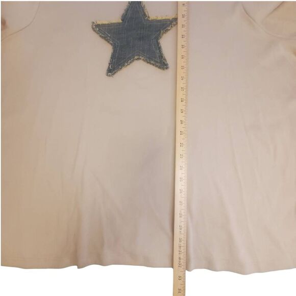 Roaman’s Plus Size Star Patch Top & Jeans Set – Women’s 4X Shirt & Size 32 Pants - Picture 13 of 16